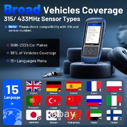 Outil de diagnostic XTOOL TP150 programmeur TPMS pour voitures système de surveillance de la pression des pneus