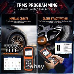Outil de diagnostic pour l'activation de réapprentissage du TPMS et la surveillance de la pression des pneus