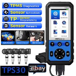 Outil de programmation universel TPS30 pour TPMS - Diagnostic de réapprentissage OBDII TPMS + 4 capteurs