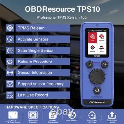 Outil universel de réapprentissage TPMS, outil d’activation des capteurs de pression des pneus et de réinitialisation TPMS automatique