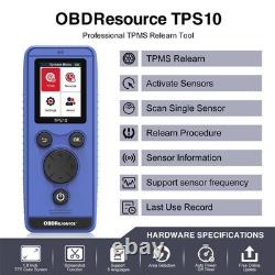 Outil universel de réapprentissage TPMS, outil d’activation des capteurs de pression des pneus et de réinitialisation TPMS automatique