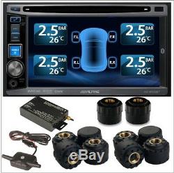 / Pneus Système De Surveillance De Pression Tpms 10 Externe Cap 22 DVD Capteurs Vidéo Voiture