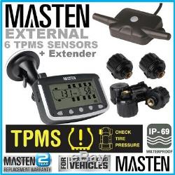 Pression -tyre Tpms Surveillance Sondes X 6 Cigarettes Système Léger Heavy Duty