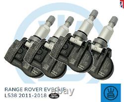 Range Rover Evoque L538 Tpms Capteur De Soupape De Pression De Pneumatique Authentique 2011-2018