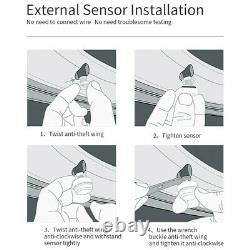 Système De Surveillance De La Pression Des Pneumatiques Solaires Tpms En Temps Réel Pour Camion Rv Trailer 8 Sensor