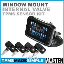 - Système De Surveillance De La Pression Des Pneus Tpms LCD 4 Pneus Interne Capteurs Voiture 4x4 Psi