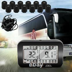 Système Solaire De Surveillance De La Pression Des Pneus Tpms Pour Camion Rv Caravan 12 Capteur