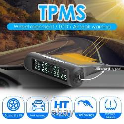 Système d'alarme de surveillance de la pression des pneus avec affichage LCD TPMS du camion solaire AN-07