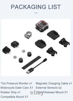 Système de surveillance de la pression des pneus Chigee G3 Kit noir incluant 2 capteurs MFP0073