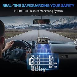 Système de surveillance de la pression des pneus TPMS 0-15bar avec 10 capteurs, alarme en temps réel