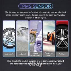 Système de surveillance de la pression des pneus TPMS en temps réel avec 10 capteurs externes pour voiture, camion et véhicule récréatif.