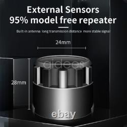 Système de surveillance de la pression des pneus TPMS pour camion, véhicule de loisirs, remorque, caravane avec 8 capteurs solaires