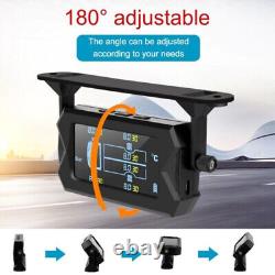 Système de surveillance de la pression des pneus TPMS sans fil solaire pour voiture avec capteurs externes 8bar + 6