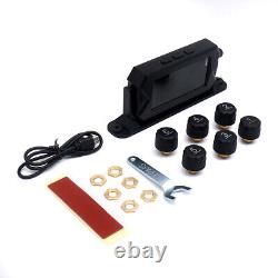 Système de surveillance de la pression des pneus TPMS sans fil solaire pour voiture avec capteurs externes 8bar + 6