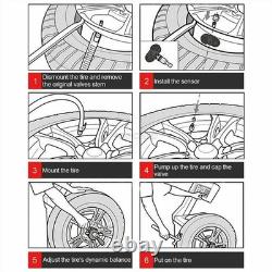 Système de surveillance de la pression des pneus V-Checker T501 Tpms Capteur externe de pneu hs