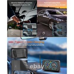Système de surveillance de la pression des pneus alimenté par énergie solaire avec 4 capteurs pour camping-cars