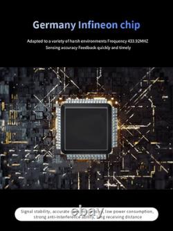 Système de surveillance de la pression des pneus de voiture CAREUD T880-NF+ avec capteurs internes (4) solaires