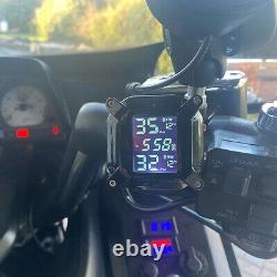 Système de surveillance de la pression des pneus pour motos 4XMotorcycle TPMS Motor Tyre Temperature