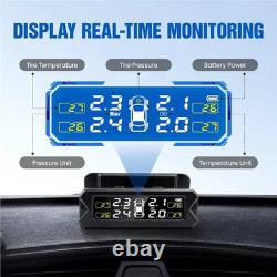 Système fiable de surveillance de la pression des pneus, capteur TPMS solaire sans fil, 14-87 PSI Rea