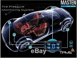 Système -tpms Tire Pressure Monitor 8 Externe Cap 22 Capteurs DVD Vidéo Voiture