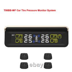 T86bb-wf Voiture Tpms Système De Moniteur De Pression Des Pneus Moniteur LCD Avec 4 Capteurs Externes
