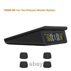 T86bb-wf Voiture Tpms Système De Moniteur De Pression Des Pneus Moniteur LCD Avec 4 Capteurs Externes