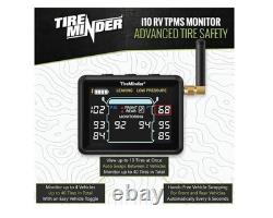 TireMinder i10 RV TPMS avec 4 émetteurs, noir