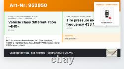 Unité de contrôle module ECU surveillance de la pression des pneus déclenchement direct Ri arrière pour A8 4