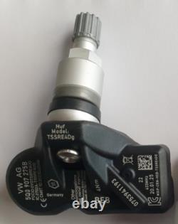 X4 Capteurs TPMS OEM VW Tiguan 5Q0907275B Convient de 2012 à 2020 (Royal Mail Suivi 24)