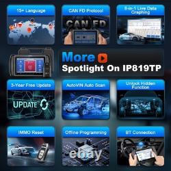 XTOOL Inplus IP819TP Scanner OBD2 pour voiture Outil de surveillance de la pression des pneus