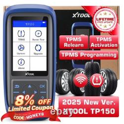 XTOOL TP150 Système de Surveillance de Pression des Pneus WiFi Scanner de Diagnostic OBD2 TPMS