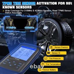 XTOOL TP150 Système de Surveillance de Pression des Pneus WiFi Scanner de Diagnostic OBD2 TPMS