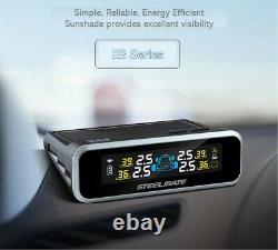 #####steelmate Solar Auto Tpms Pneu Pression Monitor + Digital Pump Combo ###